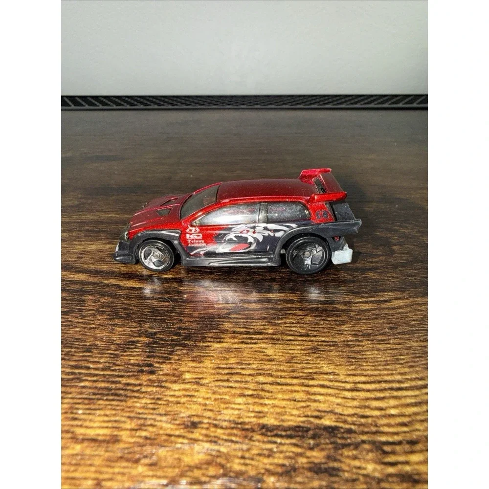 Hot Wheels Flight '03 Red Tuner Hatchback Spoiler Diecast Car‎ Mattel 2002